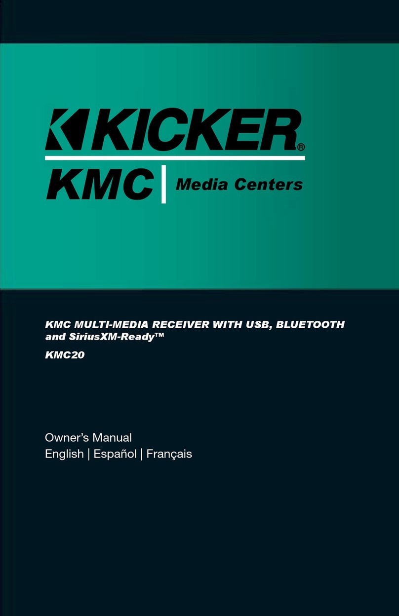 Kicker KMC Series owner's manual