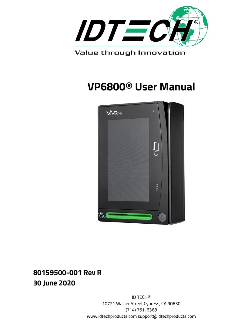 IDTECH VP6800 user manual