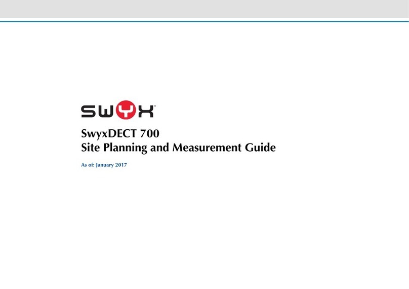 Swyx SwyxDECT 700 Site Planning and Measurement Guide