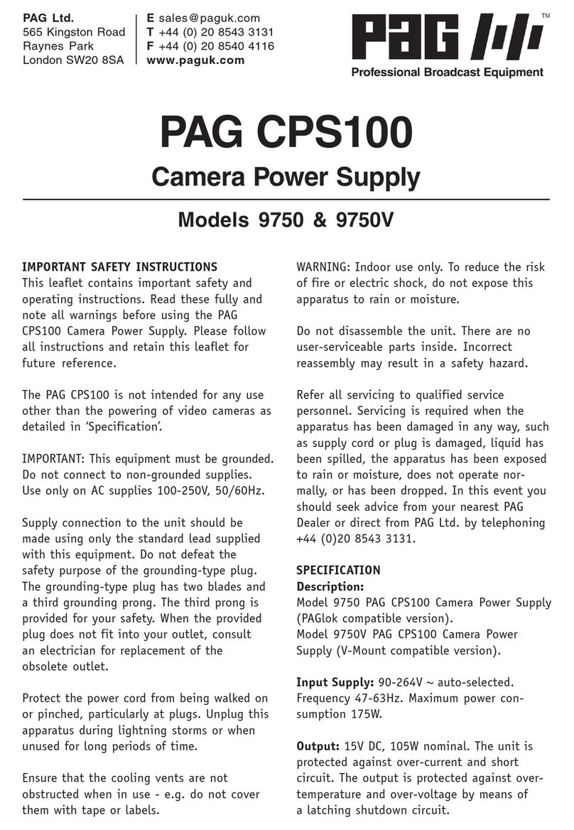 PAG CPS100 quick start guide