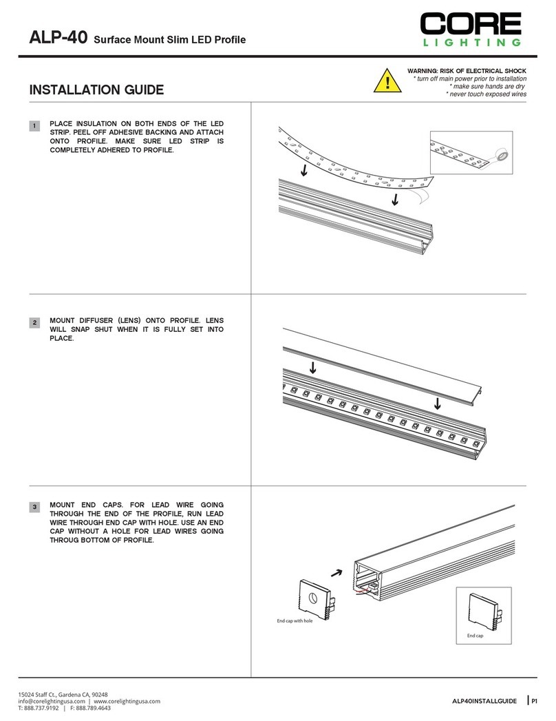 Core Lighting ALP-40 installation guide