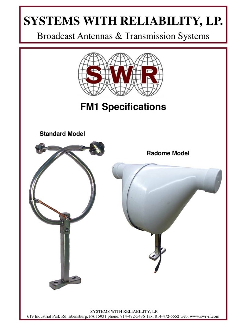 SWR FM1 Series manual
