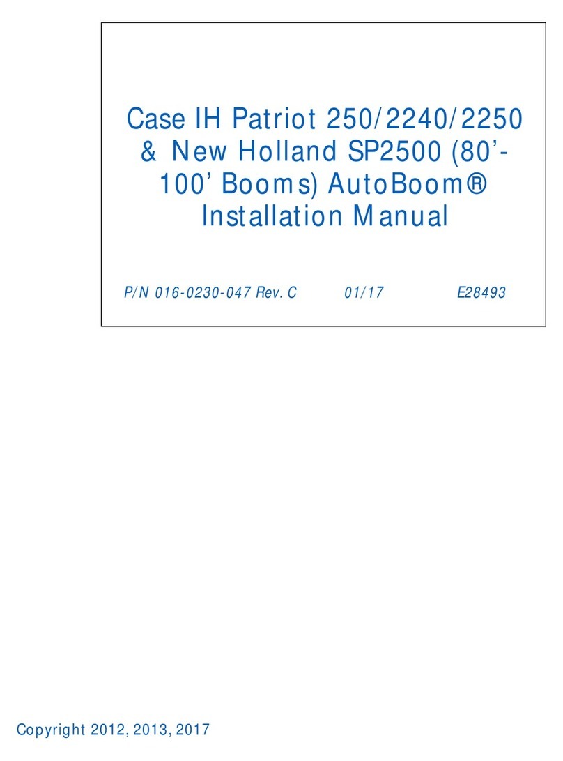 Raven AutoBoom Case IH Patriot 250 User manual Raven AutoBoom Case IH Patriot 250 User manual