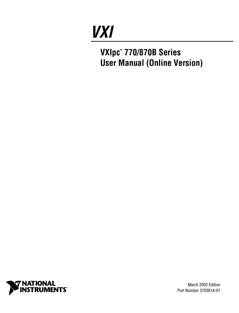 National Instruments VXIpc 770 Series User manual