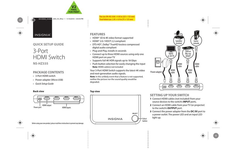 Insignia NS-HZ335 User manual