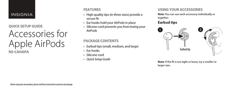 Insignia NS-CAHAPA Quick setup guide