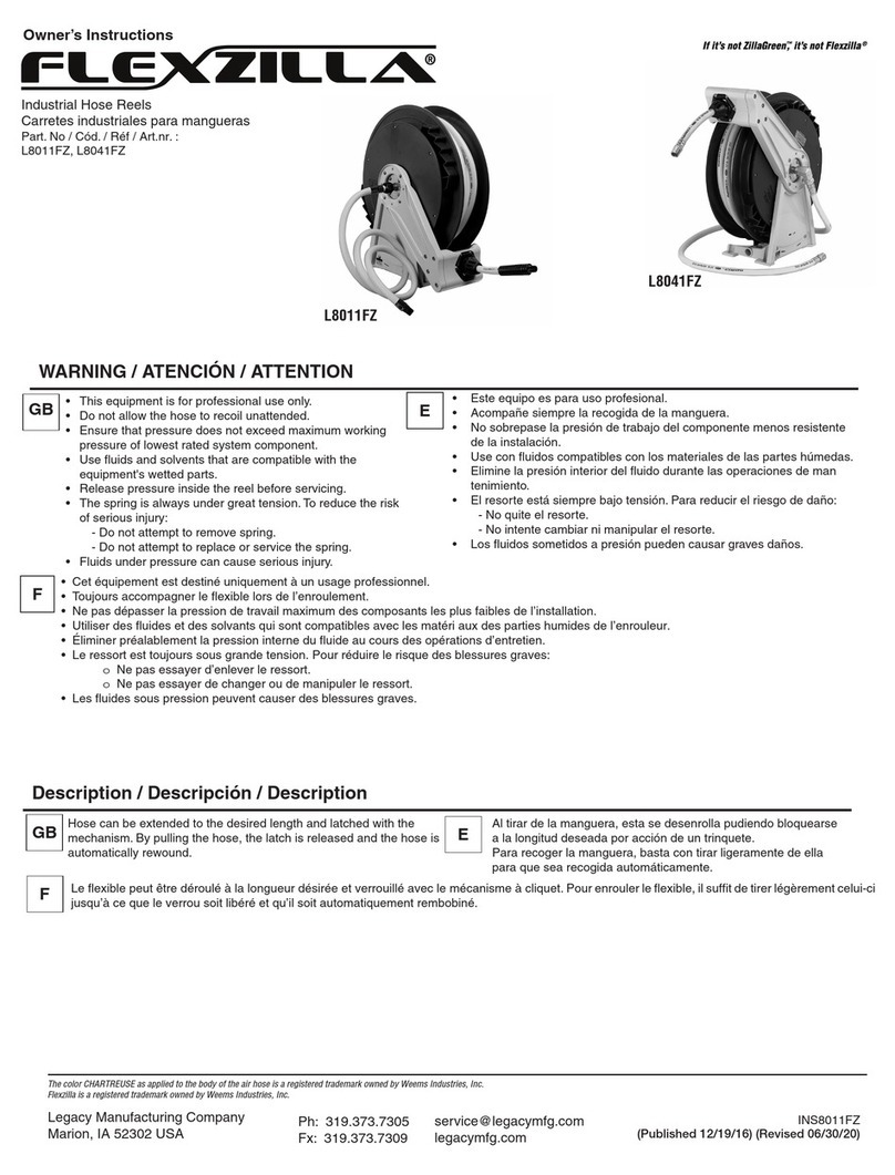 Legacy Flexzilla L8011FZ User manual