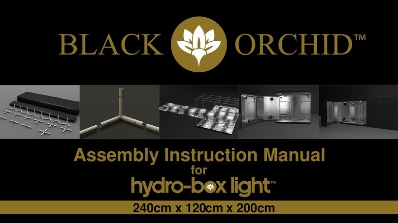 Black Orchid Hydro-Box Assembly & instruction manual
