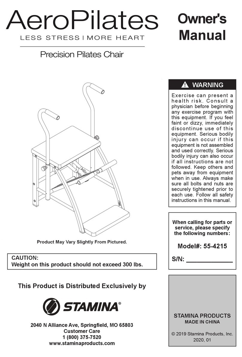 Stamina AeroPilates owner's manual