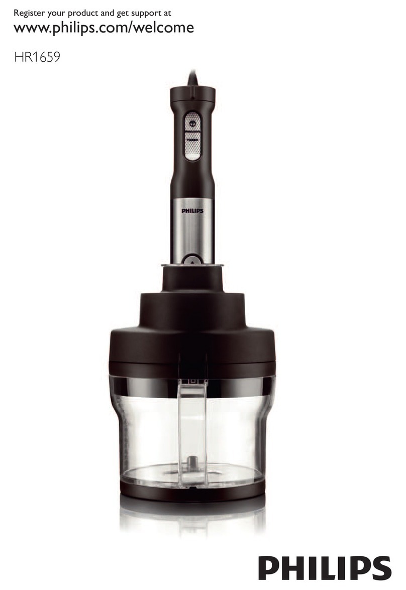 Philips HR1659 User manual Philips HR1659 User manual