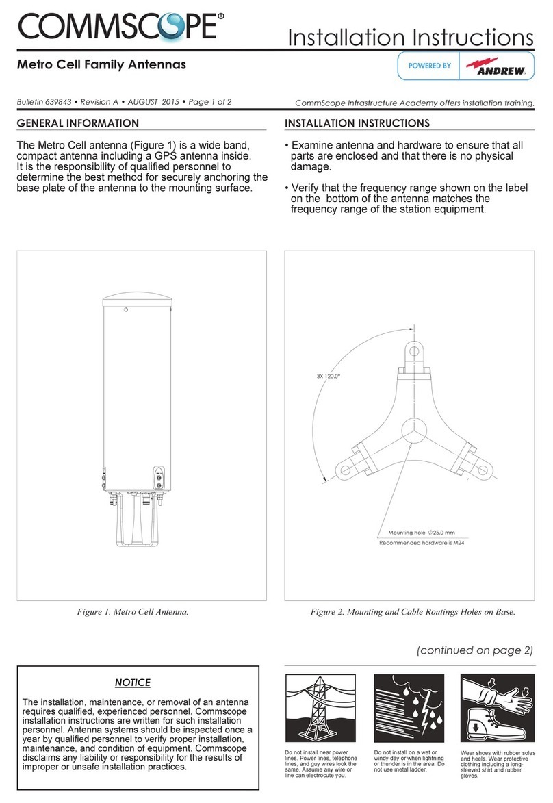 Andrew CommScope Metro Cell Series User manual
