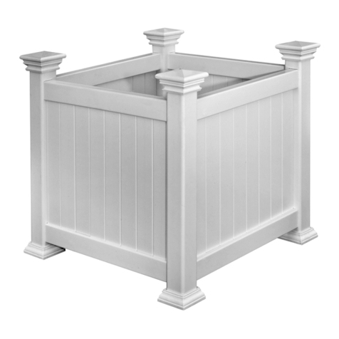 New England Arbors Cardiff Planter Box User manual