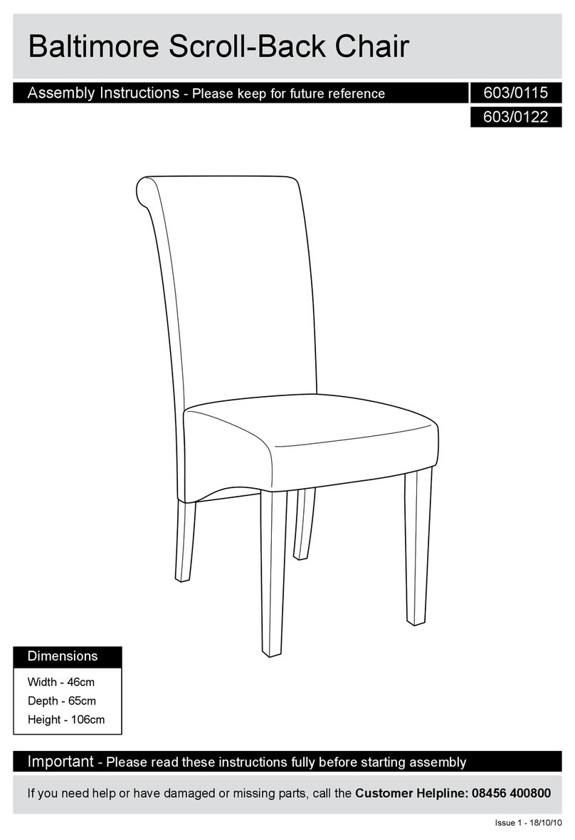 Argos Baltimore 603/0115 Assembly instructions