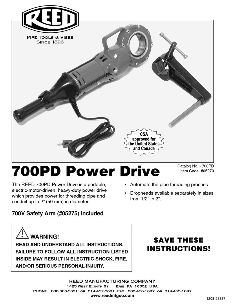 REED 700PD Power Drive User manual