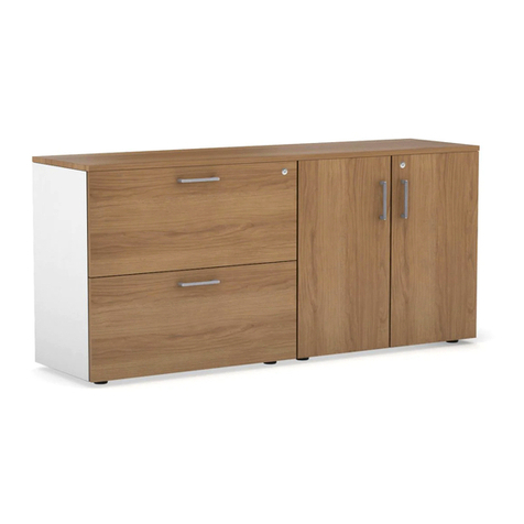 Jason.L Small 2 Drawer Lateral 2 Door Cupboard User manual