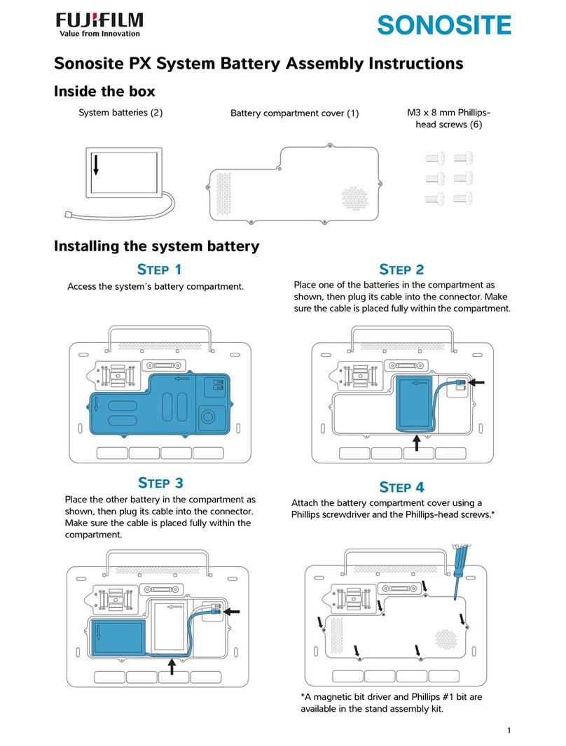FujiFilm Sonosite PX System Assembly instructions