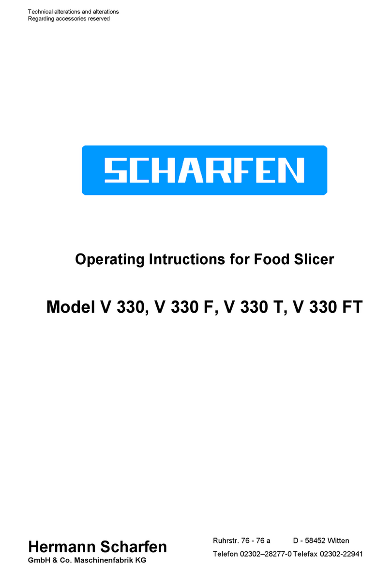 Scharfen V 330 operating instructions