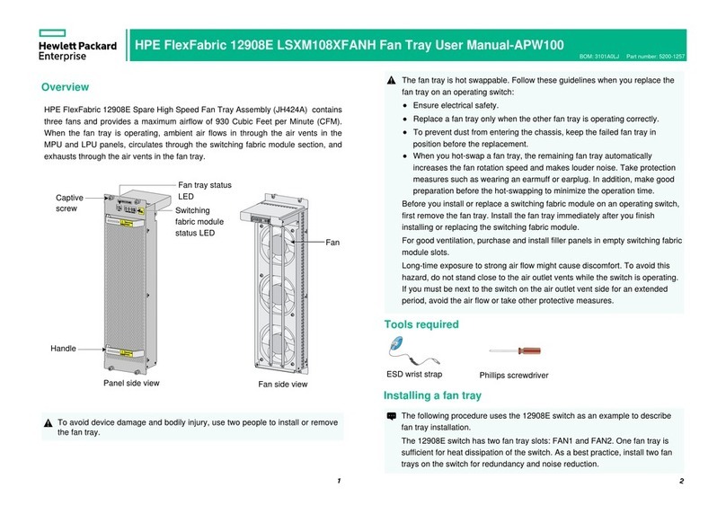 HPE FlexFabric 12908E user manual