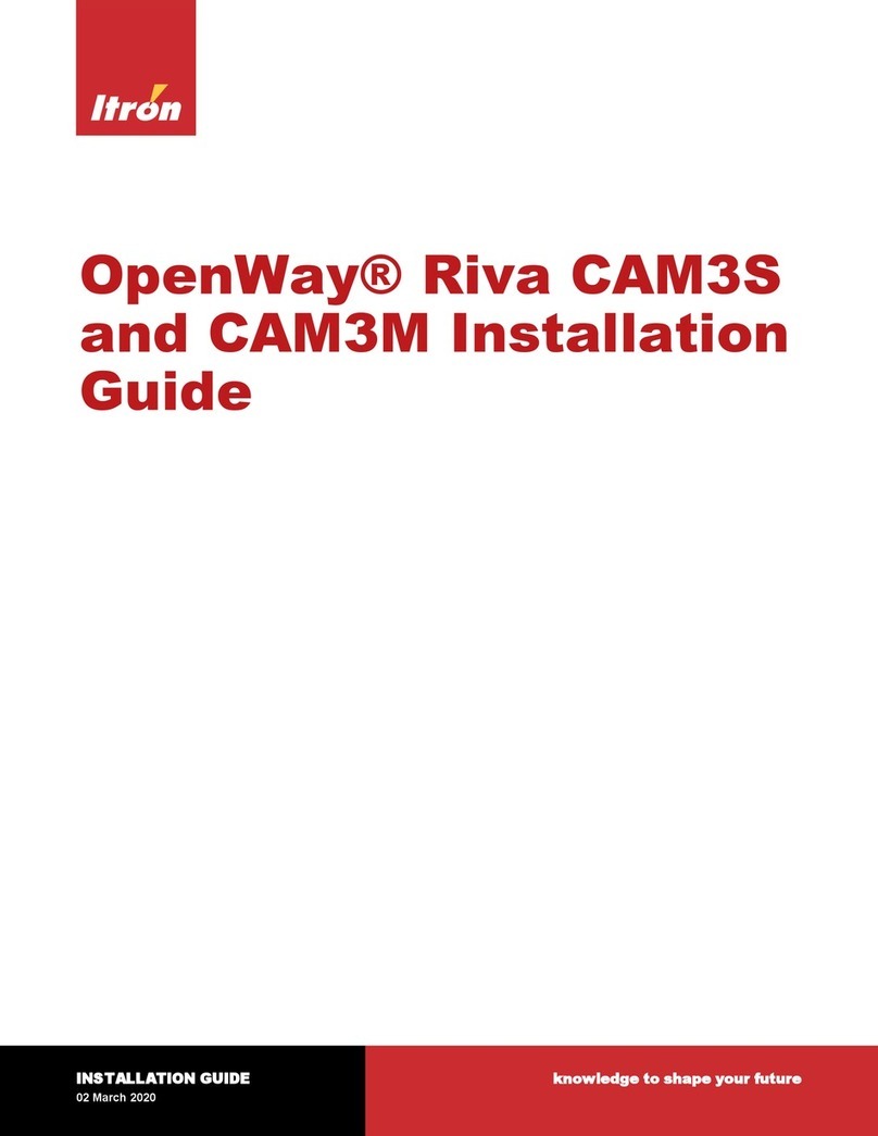 ITRON OpenWay Riva CAM3 Series installation guide
