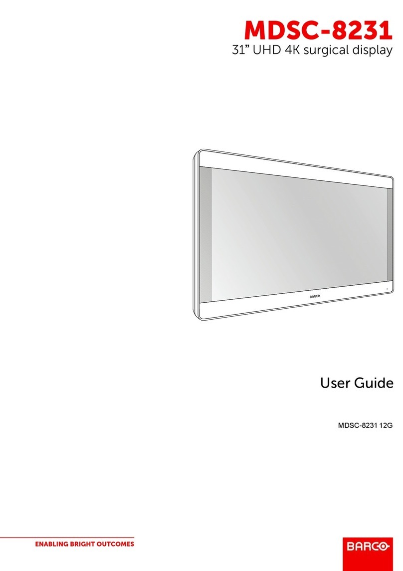 Barco MDSC-8231 User manual