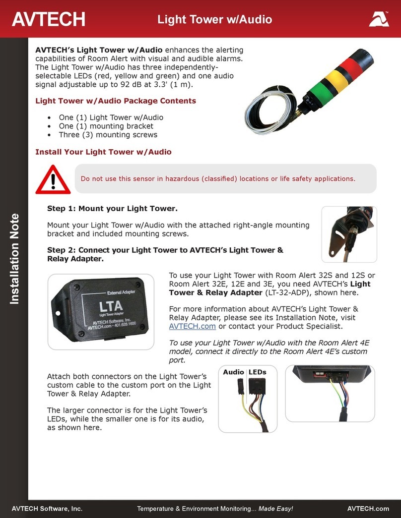 Avtech Light Tower w/Audio manual