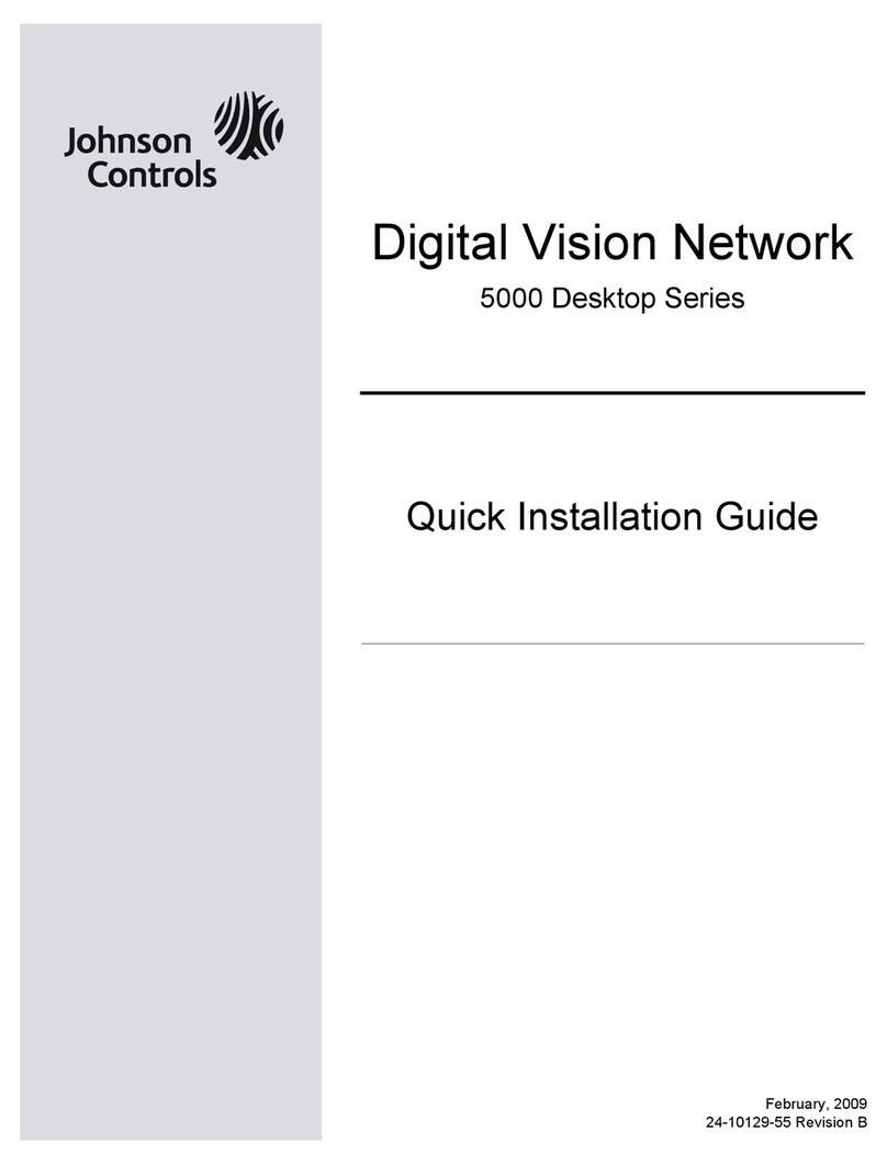 Johnson Controls DVN 5000 Series User manual