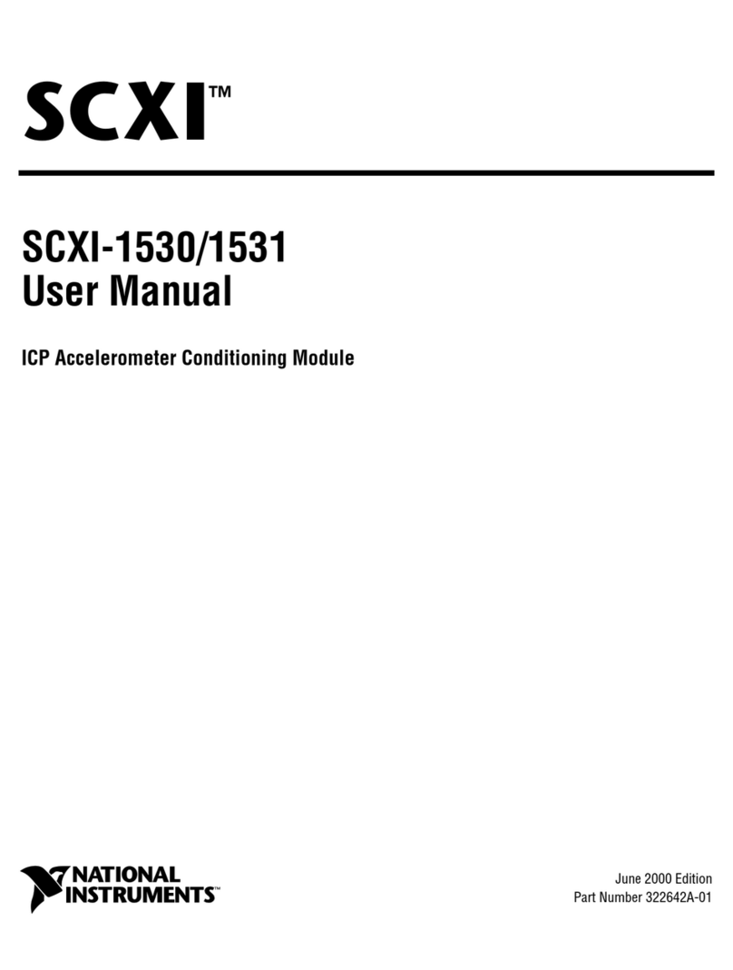 National Instruments SCXI-1530 User manual National Instruments SCXI-1530 User manual