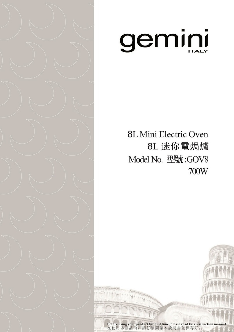 Gemini GOV8 User manual