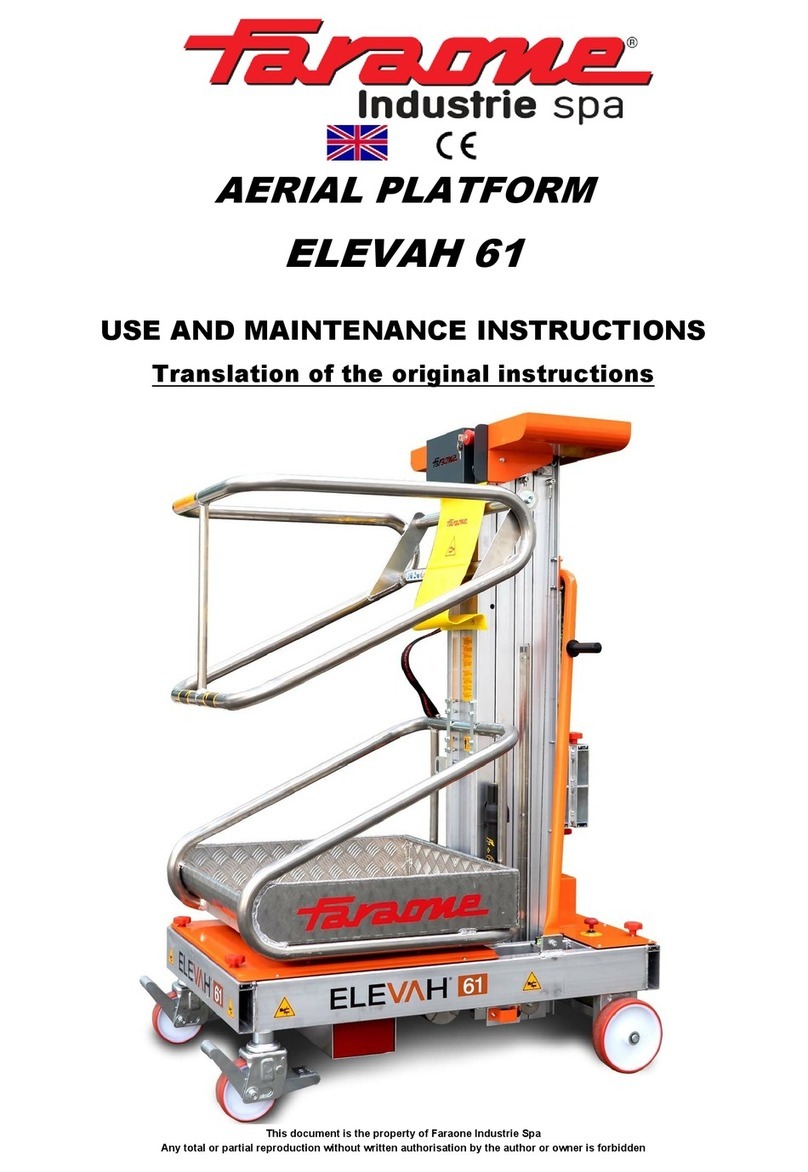 Faraone ELEVAH 61 Translation of the original instructions