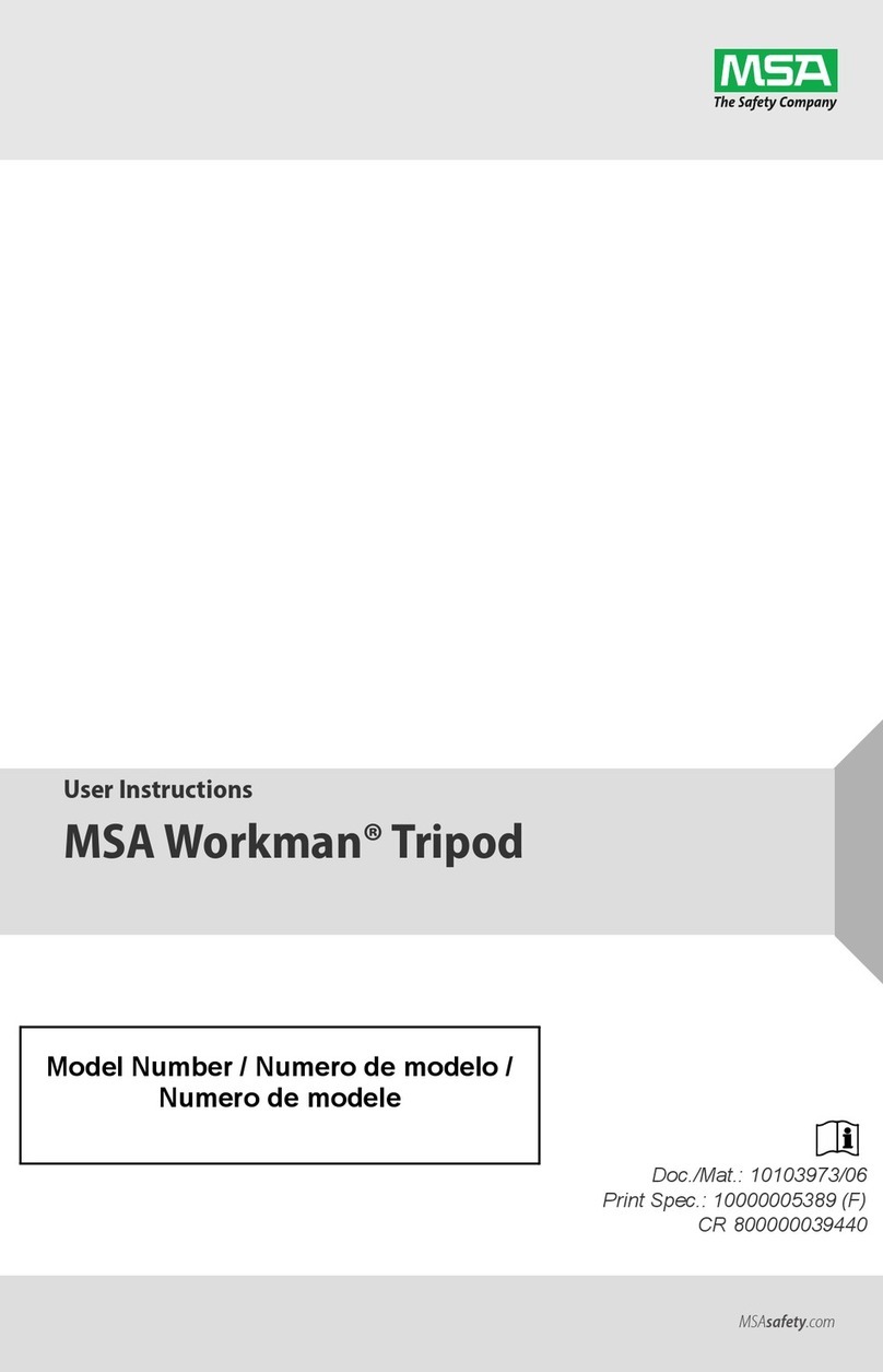 MSA WORKMAN User instructions