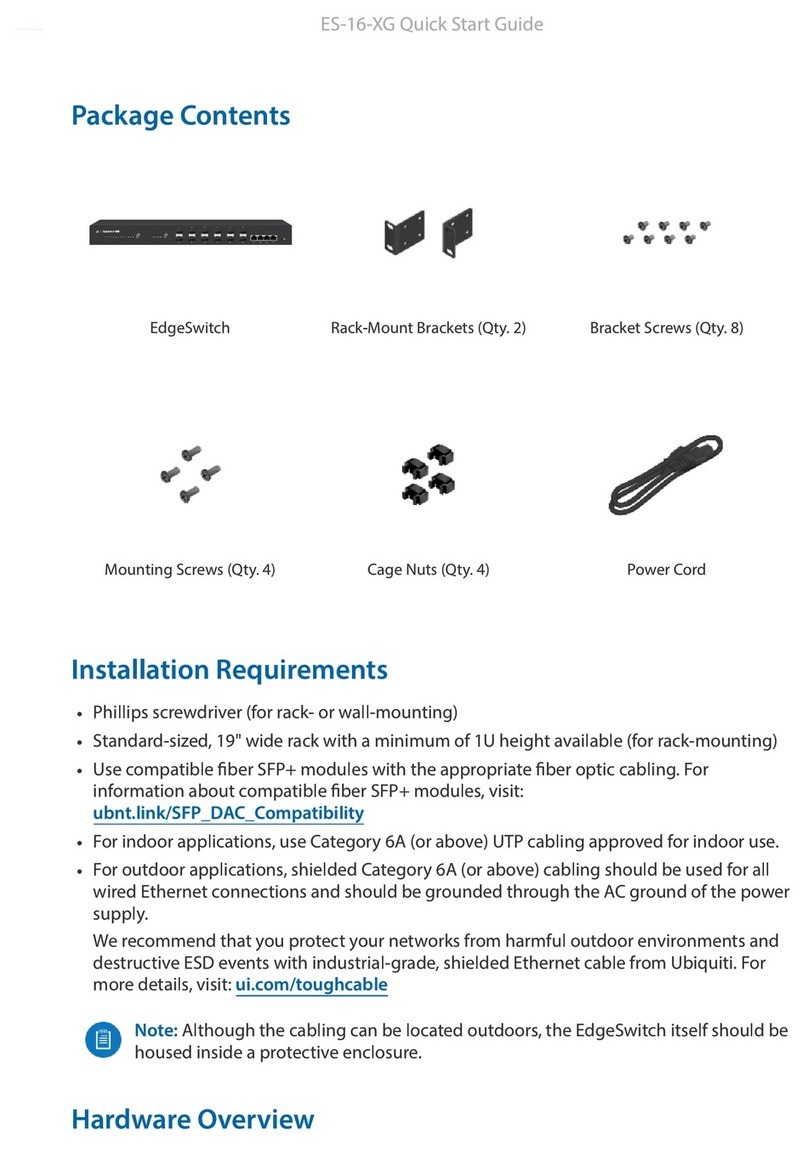 Ubiquiti EdgeSwitch ES-16-XG quick start guide