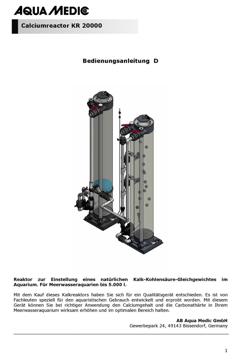 Aqua Medic KR 20000 Operation manual