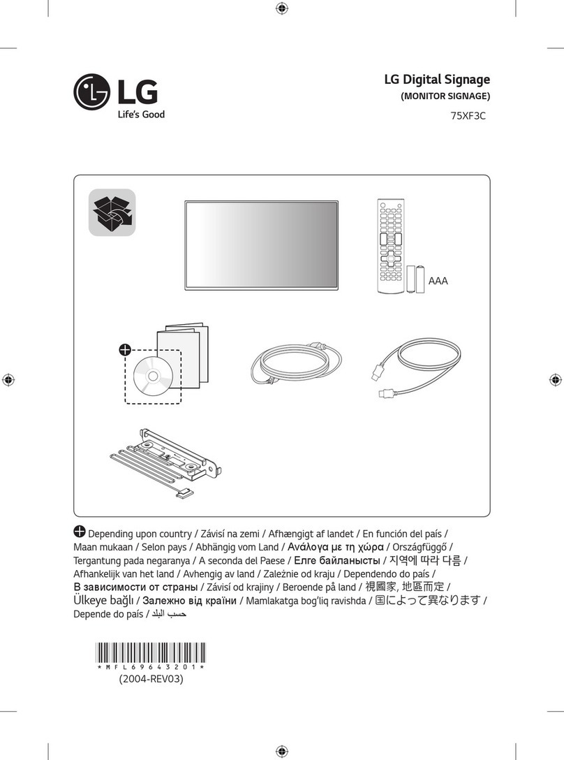 LG 75XF3C manual
