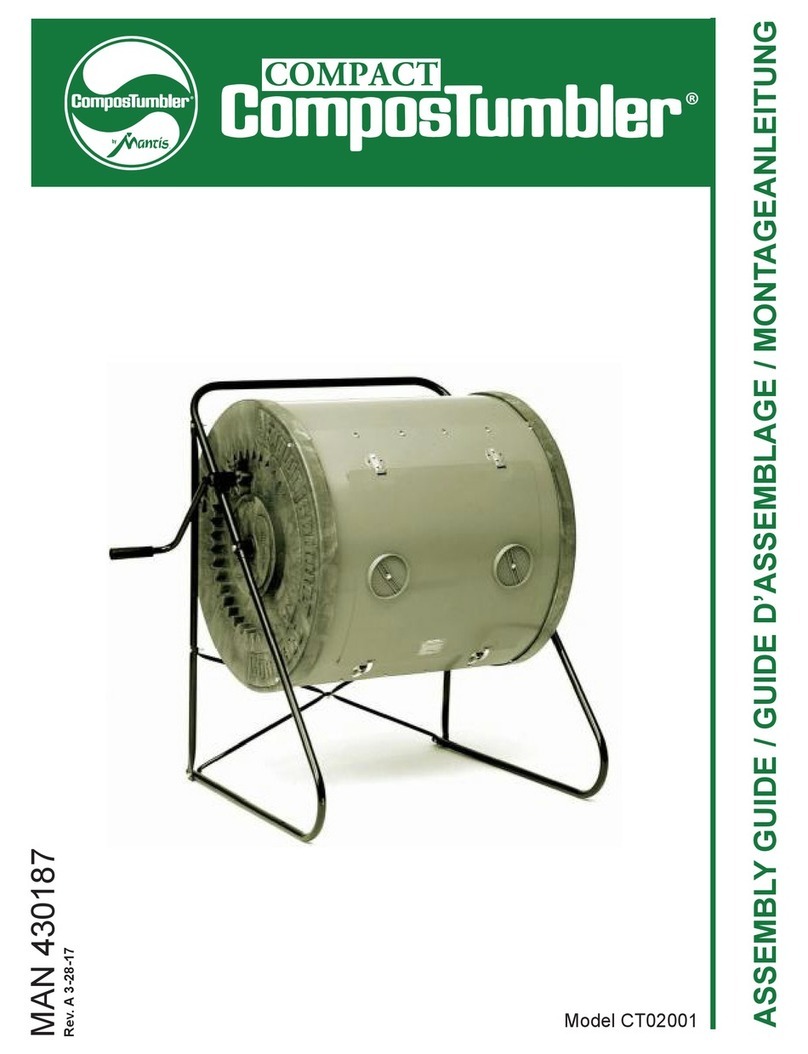 Mantis COMPACT ComposTumbler CT02001 User manual