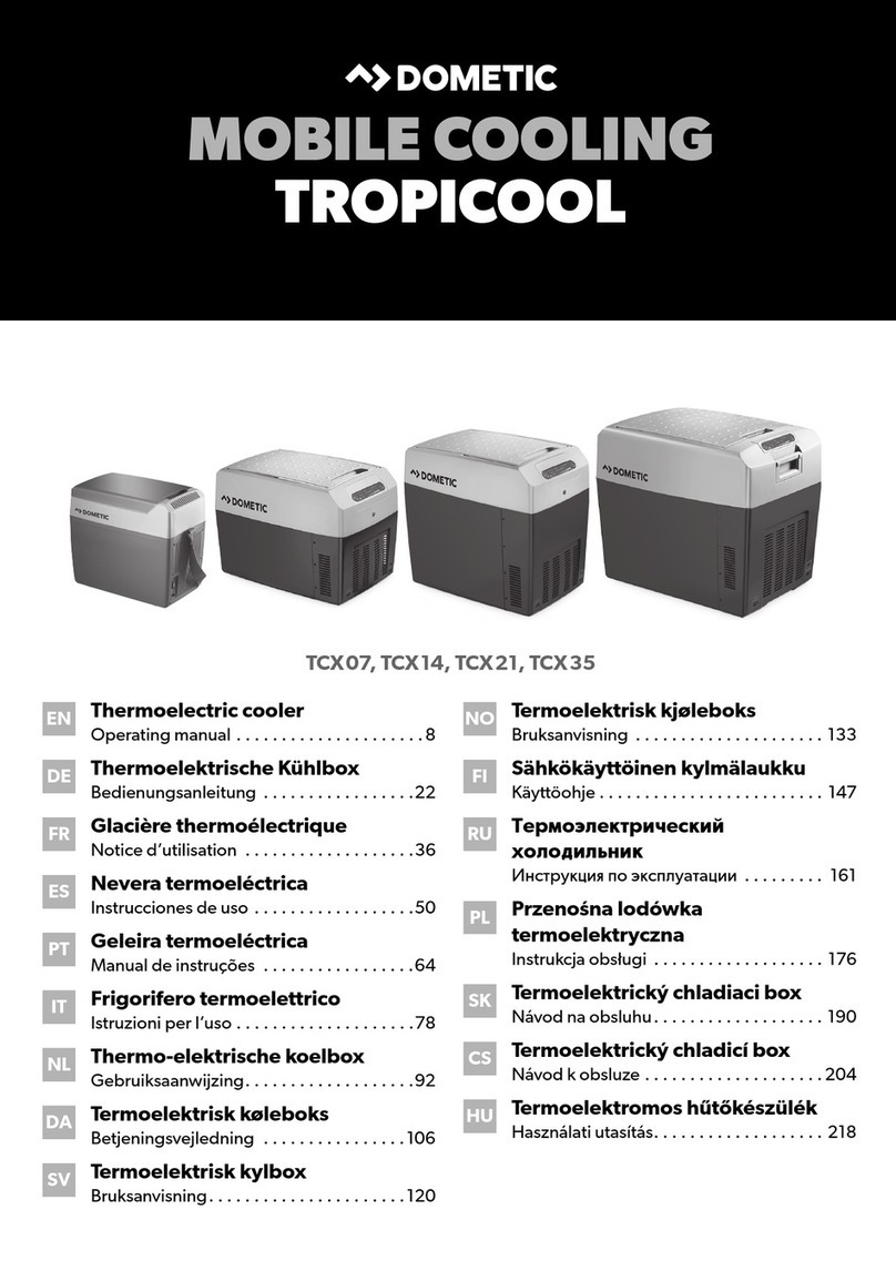 Dometic TROPICOOL TCX07 operating manual
