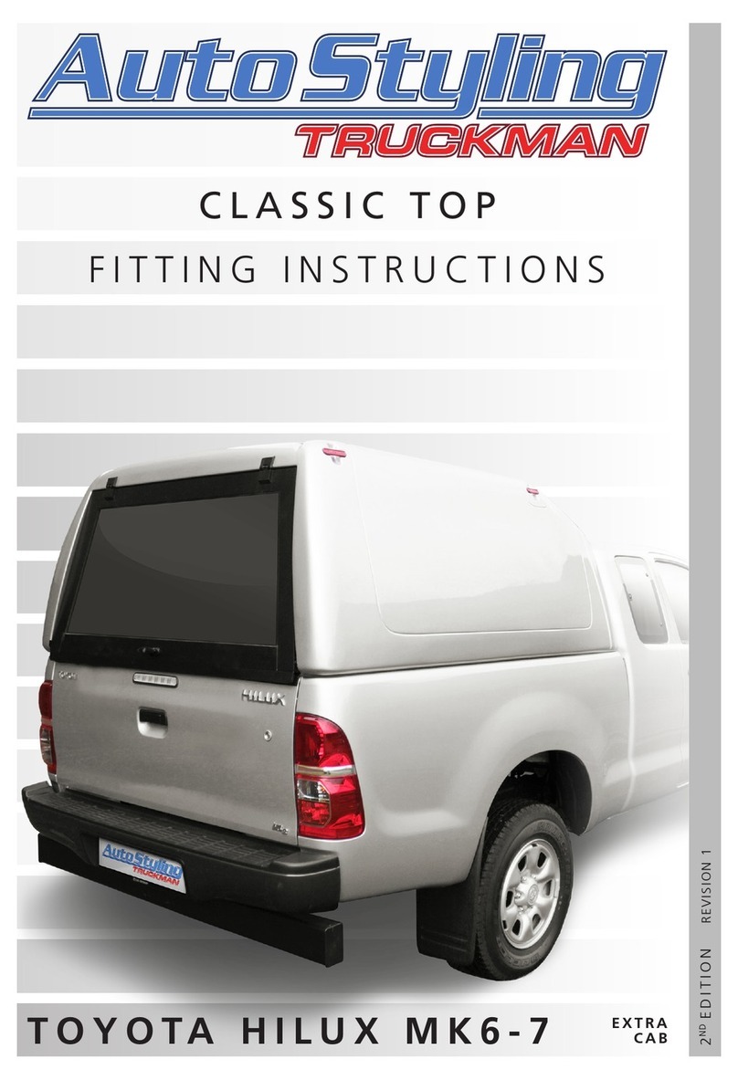Auto Styling Truckman 8HTCL00AATOH6E Fitting instructions