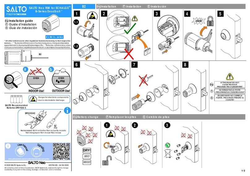 Salto Neo B2 Series User manual