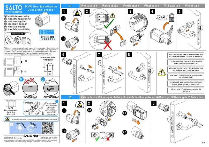 Salto Neo N S1 1 Series User manual