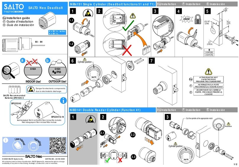 Salto Neo N B3 1 Series User manual