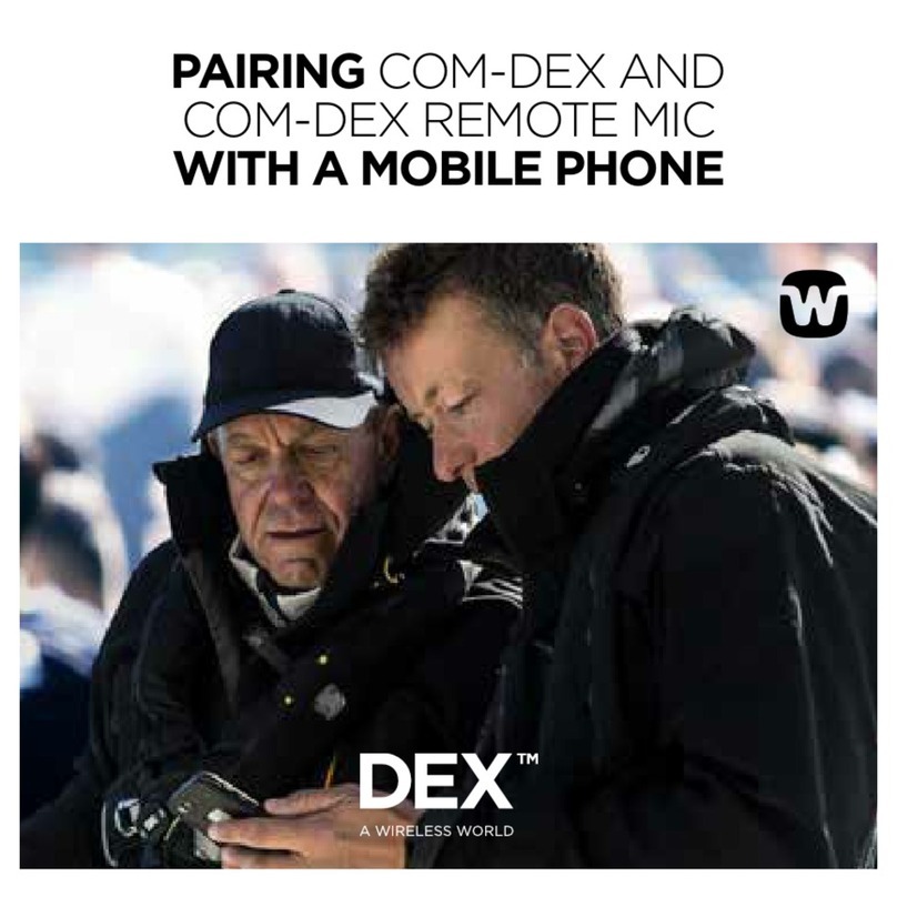 Dex COM-DEX Pairing guide