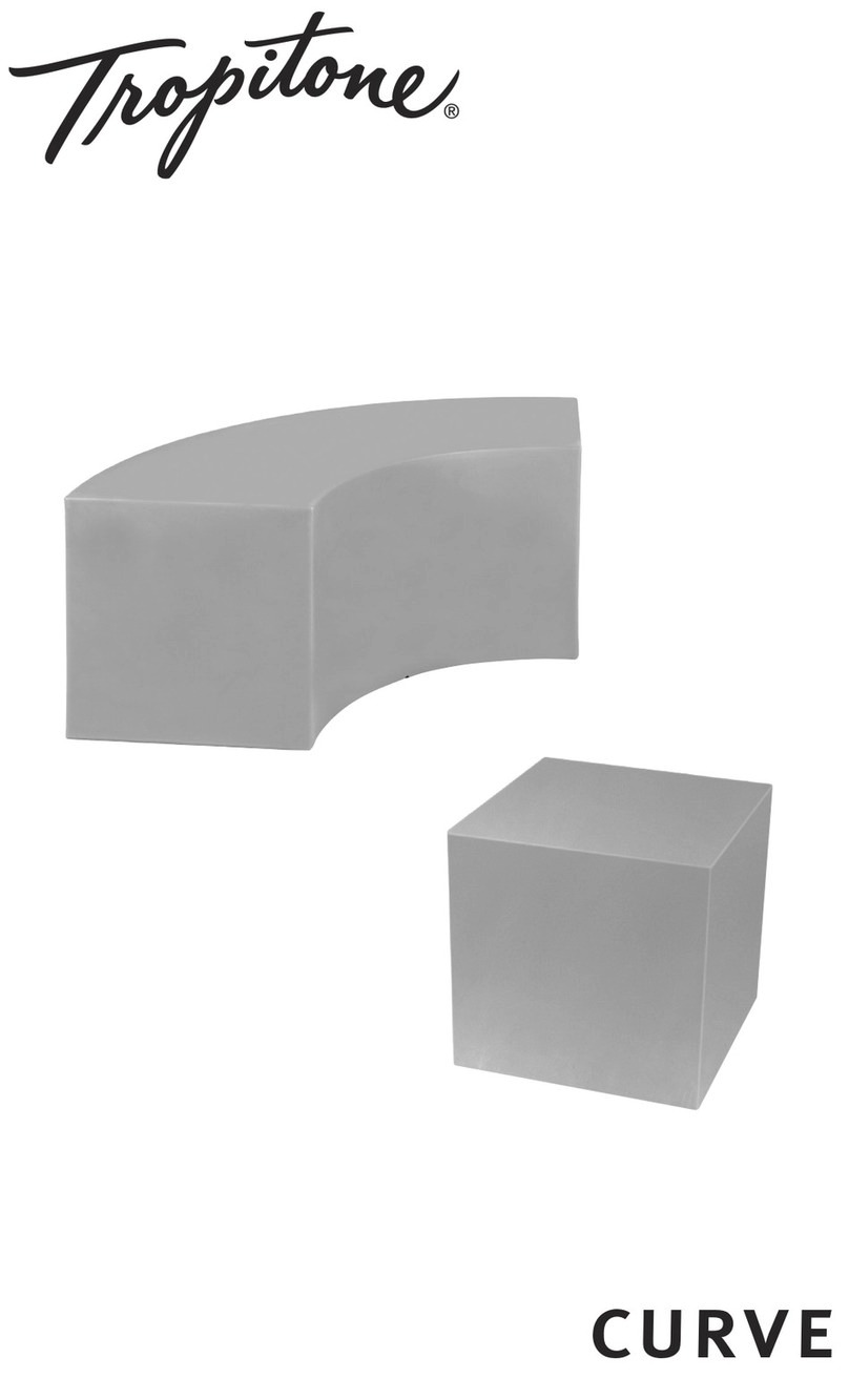 tropitone Curve Assembly instructions