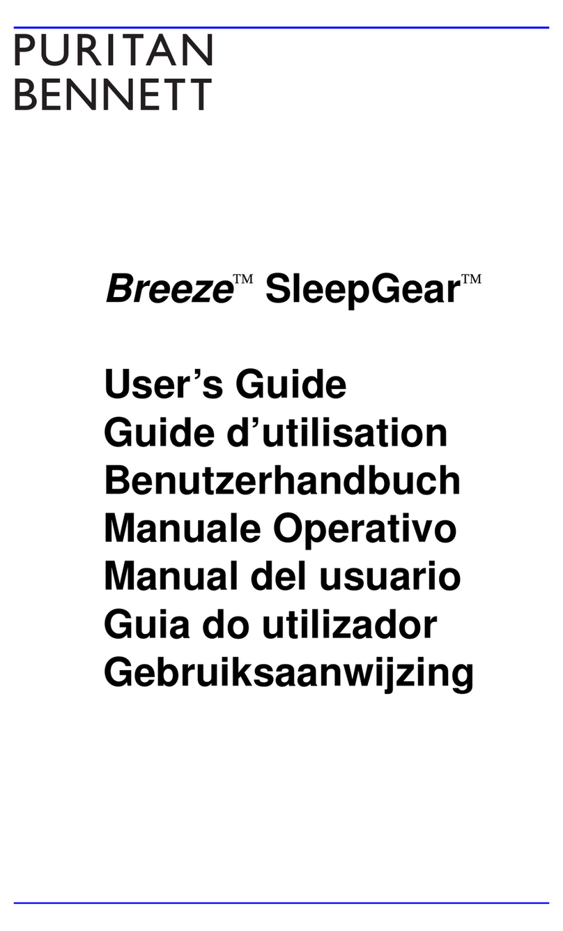 Puritan Bennett Breeze SleepGear user guide
