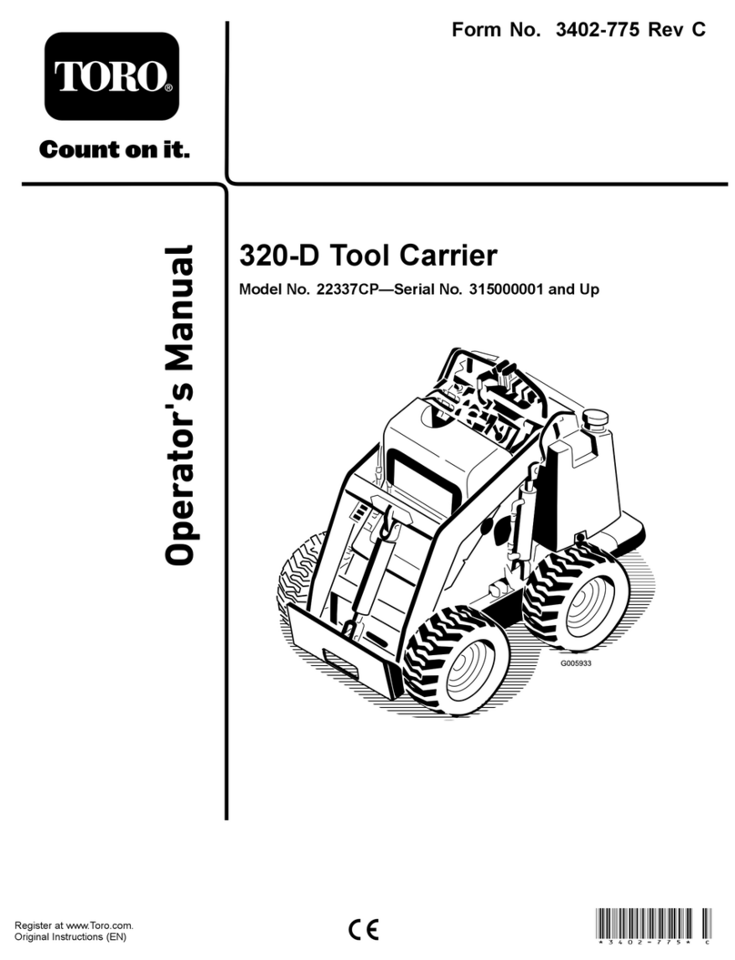 Toro Dingo 320-D Operator's manual