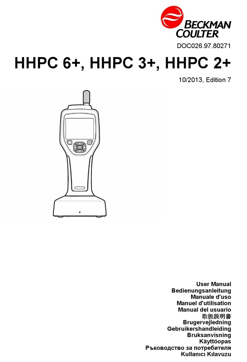 Beckman Coulter HHPC 6+ user manual