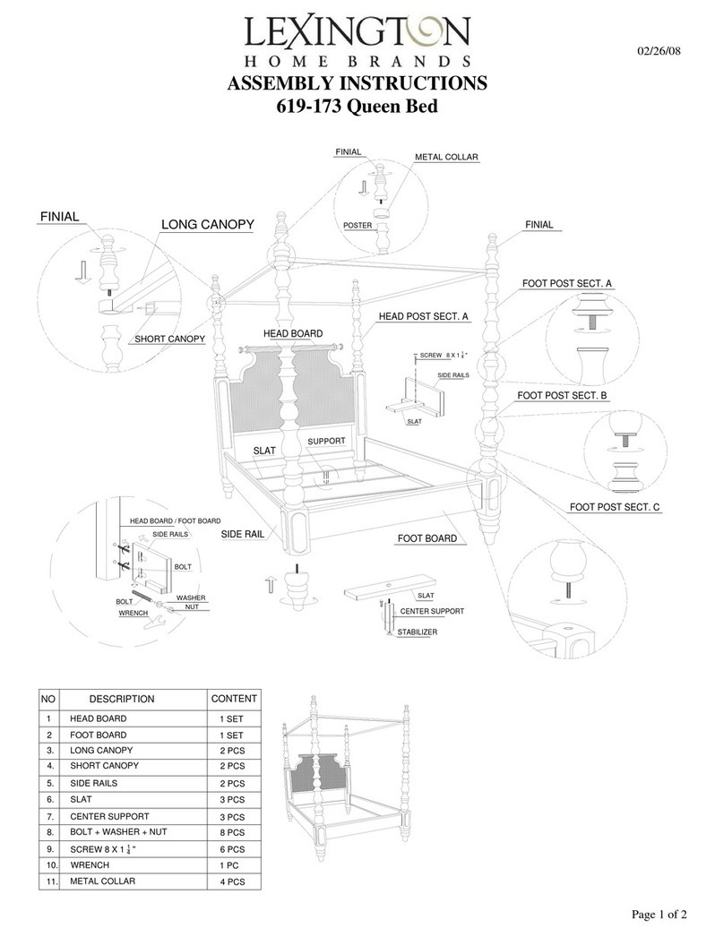 LEXINGTON 619-173 Assembly instructions