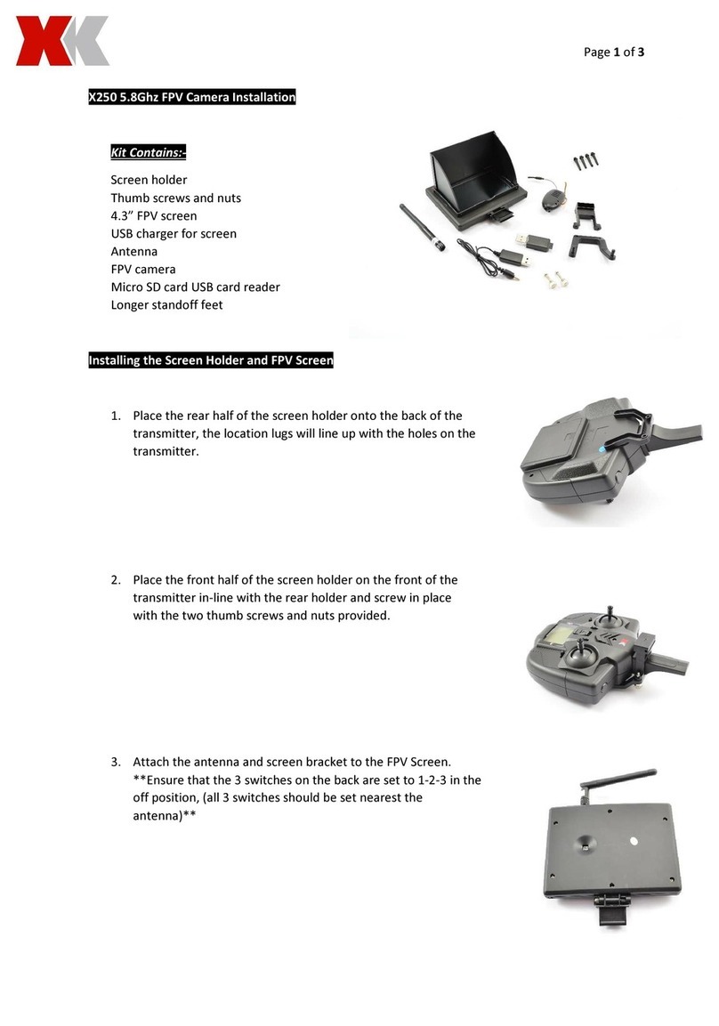 XK X250 User manual