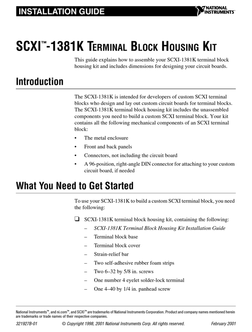 National Instruments SCXI-1381K installation guide