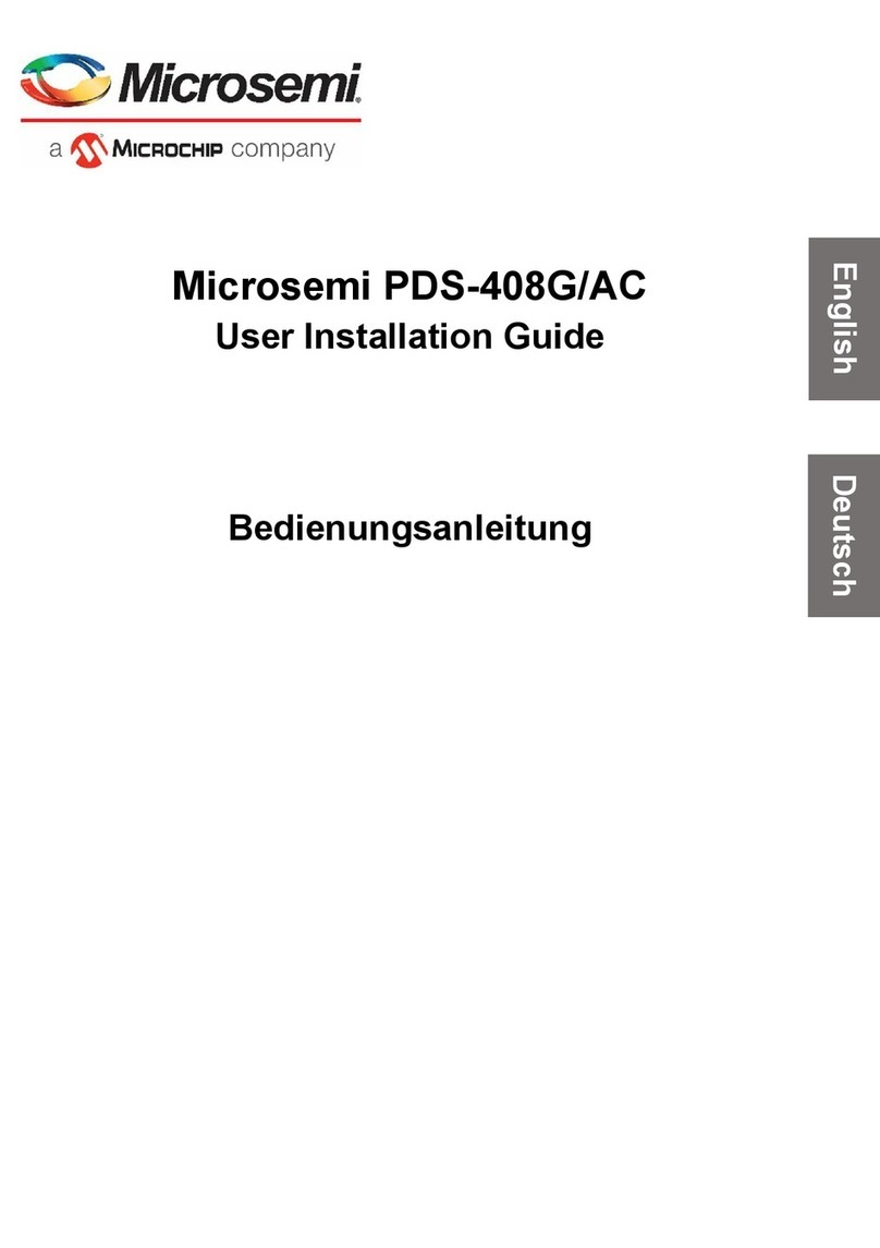 Microchip Technology Microsemi PDS-408G/AC Troubleshooting guide
