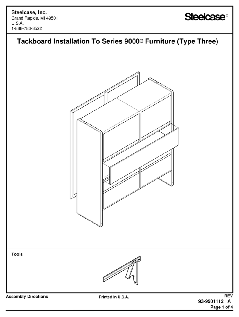 Steelcase 9000 Series Assembly Directions Steelcase 9000 Series Assembly Directions