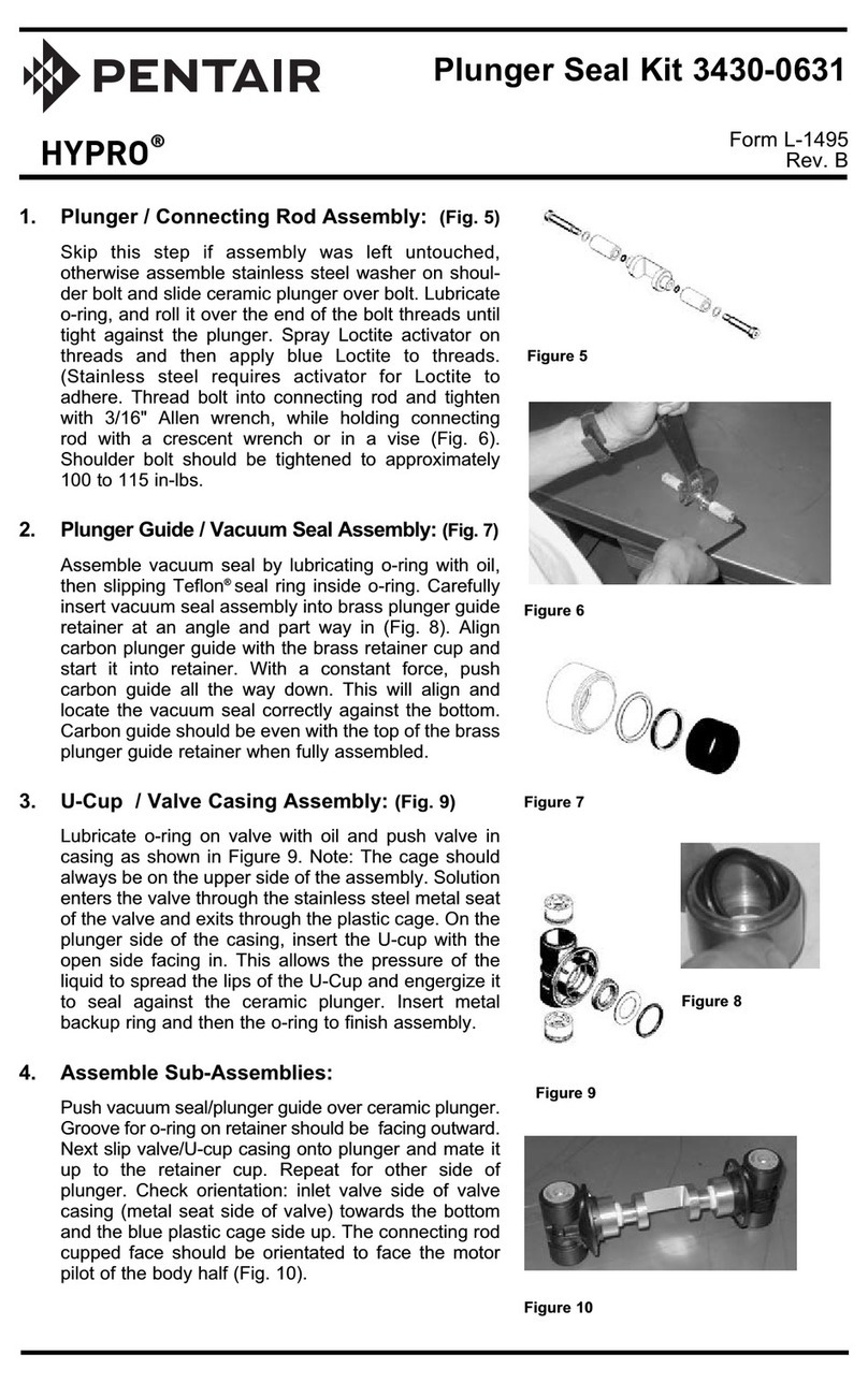 Pentair HYPRO 3430-0631 User manual